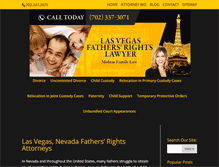 Tablet Screenshot of las-vegas-fathers-rights.com